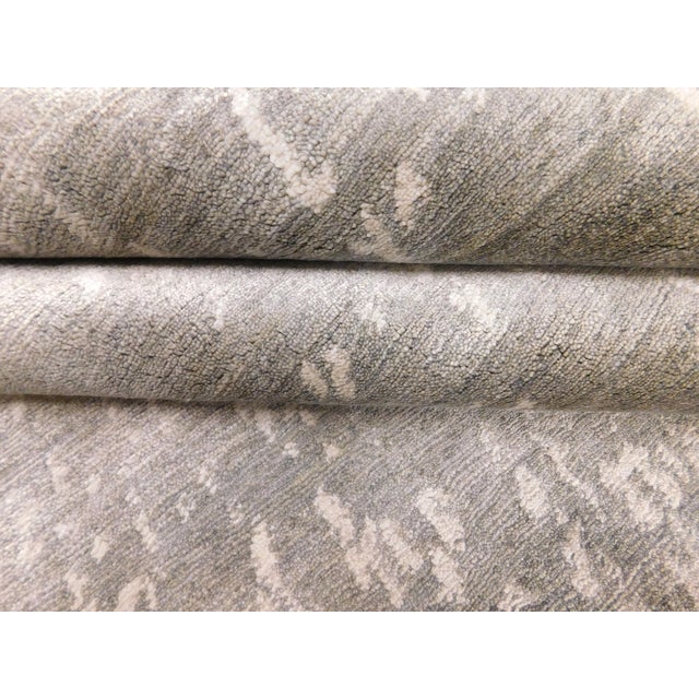 Handmade Bamboo Silk Rug. 8'1"x 10' For Sale - Image 16 of 18