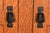 Brown Stickley Style Mission Oak Arts & Crafts Bookcase or Bar Cabinet For Sale - Image 8 of 16
