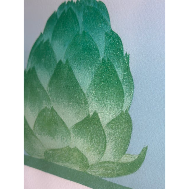 1984 Shunji Sakuyama Signed Artichoke Lithograph – Rare Artist's Proof (Framed) For Sale - Image 4 of 8