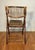 Burnt Umber Set of Four Vintage Tortoise Shell Bamboo Folding Chairs For Sale - Image 8 of 12