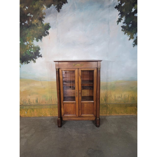 Small Empire-Style Cherrywood Bookcase For Sale - Image 13 of 13