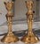 Mid 20th Century Vintage Hollywood Regency Style Brass Candle Holders - a Pair For Sale - Image 5 of 10