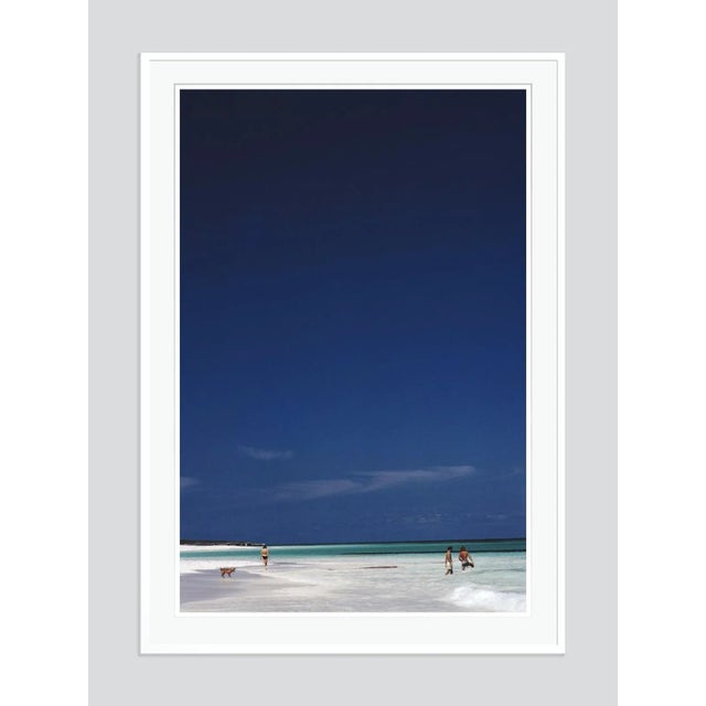 Modern Harbour Isle Beach 1973 by Slim Aarons Framed C-Print For Sale - Image 3 of 3