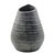 Mid-Century Modern Vase with Organic Shape and Anthracite Textured Finish, Italy, 1970s For Sale - Image 3 of 9