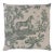 Schumacher Western Toile Pillow In Forest For Sale