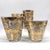 Culver Ltd. Culver Quadrille 22k Gold Old Fashioned Glasses Set of 8 For Sale - Image 4 of 7