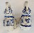 Chinoiserie Vintage Blue and White Auspicious Porcelain Elephants - A Pair For Sale - Image 3 of 9