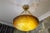 1920s Art Nouveau Pendant Light with Amber-Ochre Glass by Muller Frères, France, 1920 For Sale - Image 5 of 18