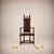 Early Medieval Carved Wooden Armchair, France, 1900s For Sale - Image 3 of 11
