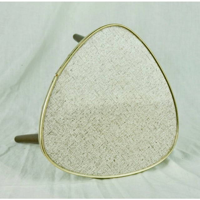 German White and Gray Side Table, 1950s For Sale - Image 4 of 6