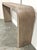 Modern Beige Reeded Waterfall Console Table For Sale - Image 4 of 6