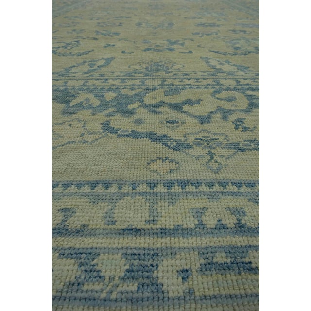 Turkish Oushak Rug 9'1" x 13'5" #18581 For Sale - Image 4 of 8