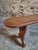 French Cherry Wood Bench, 1930s For Sale - Image 9 of 14
