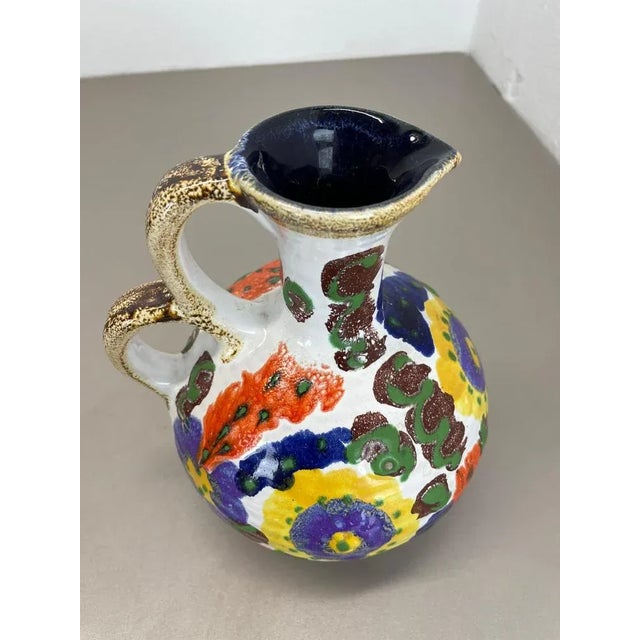 Vintage German Ceramic Studio Pottery Vase from Marei Ceramics, 1970s For Sale - Image 13 of 18