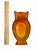 Mid-Century Modern Vintage Viking Glass Epic Persimmon Owl Ashtray #6944 | Mid-Century Modern Art Glass Catchall Dish, C. 1969 For Sale - Image 3 of 5