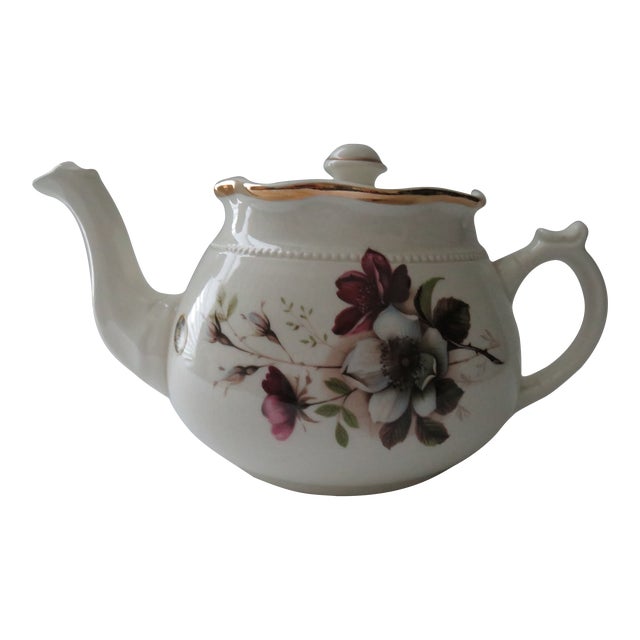 Vintage Arthur Wood Floral Tea Pot Made in England Chairish