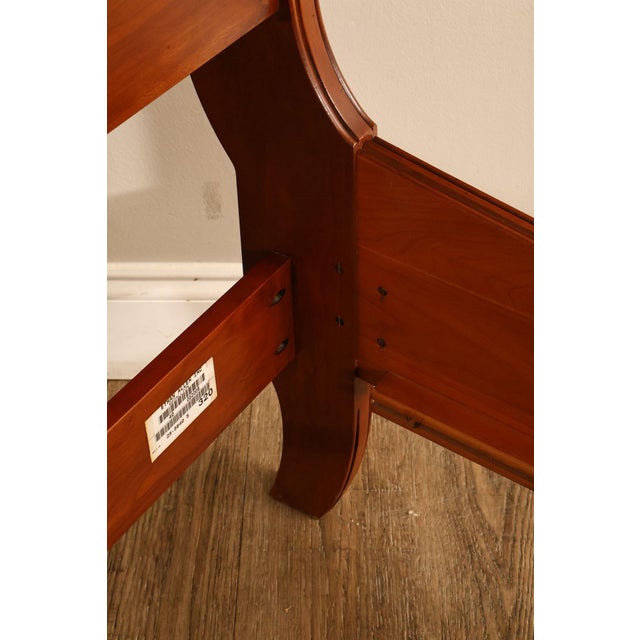 Ethan Allen Medallion Collection Cherry Queen Sleigh Bed For Sale - Image 10 of 18