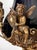Black Large Covered Urn in Black Porcelain and Bronze Rocaille Decoration with Cherubs, 2010s For Sale - Image 8 of 18