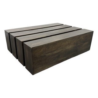Alder & Tweed Carson Mango Wood Coffee Table For Sale