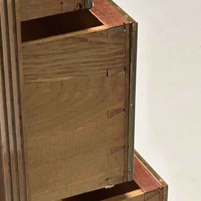 Gustavian, Louis XVI Style, Commode, Mahogany, Marble, Brass, Sweden, 1980s For Sale - Image 10 of 12