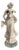 Art Nouveau Carved Alabaster and Bronze Dancer, 1890s For Sale