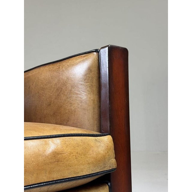 Art Deco Club Chairs in Sheepskin, Set of 2 For Sale - Image 15 of 18