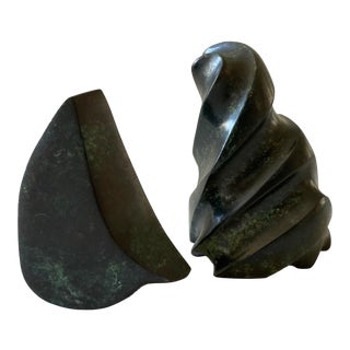 Solid Bronze Abstract Scuptures by c.m. Stern For Sale