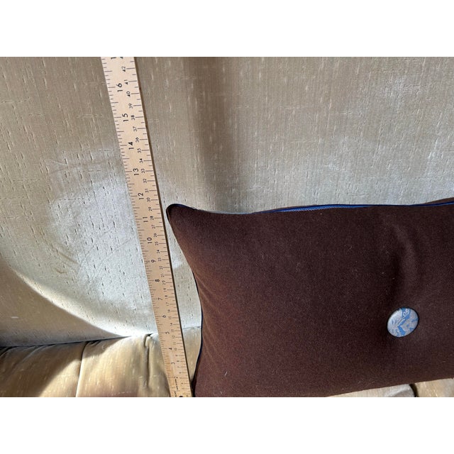 2020s Fortuny Border Tufted Pillow For Sale - Image 5 of 6