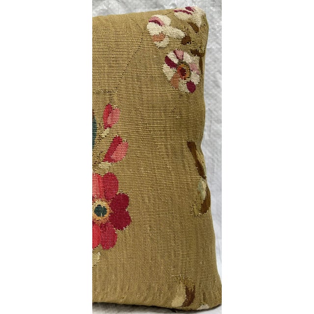 Mid-18th Century French Tapestry Pillow For Sale - Image 4 of 5