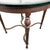Metal 1990s Louis XVI High Style Bronze Accent Table W/ Round Glass Top For Sale - Image 7 of 8