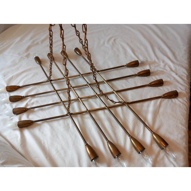 Austrian Pendant Lamp by Rupert Nikoll for Nikoll Leuchten, 1960s For Sale - Image 4 of 18