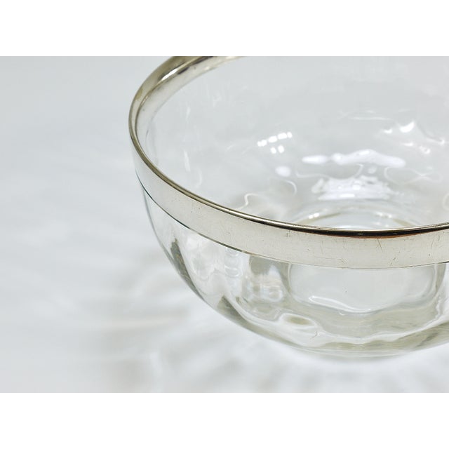 Art Nouveau Meteor Bowl with Silver Rim from Bakalowits & Söhne, 1900s For Sale - Image 3 of 16