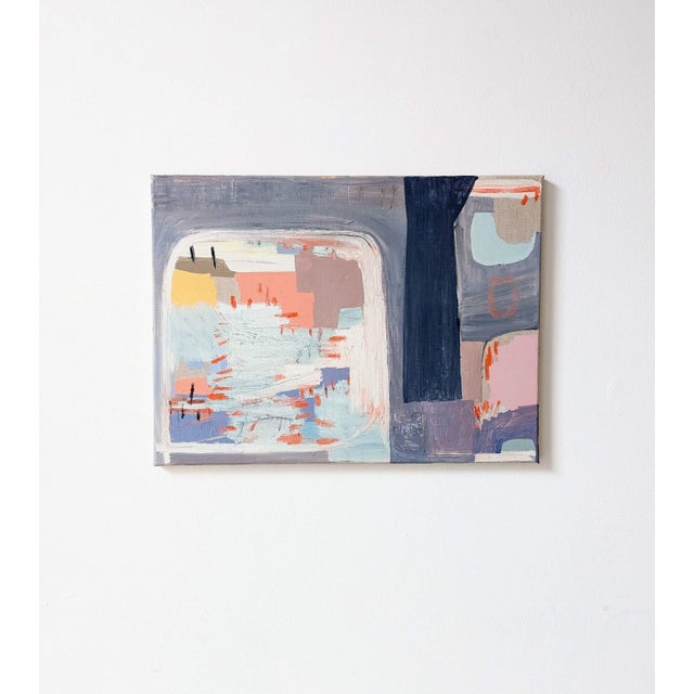 Oil Painting On Linen In Wood Frame (option to reframe) 24"W x 18"H 2026 Anne Abueva Signed On Reverse Ready To Hang