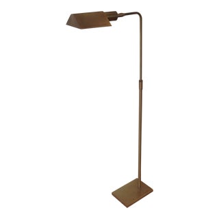 Koch & Lowy Mid-Century Brass Floor Lamp For Sale