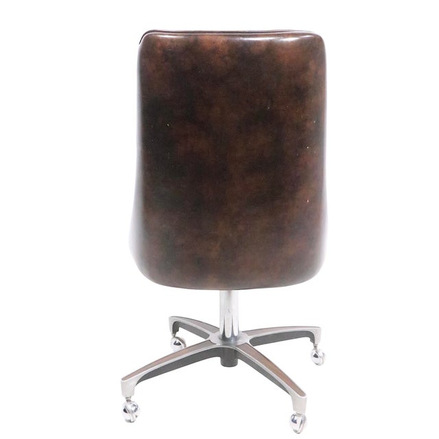 Mod Mid Century Space Age Swivel Chair by Chromcraft, Circa 1970's For Sale - Image 11 of 11