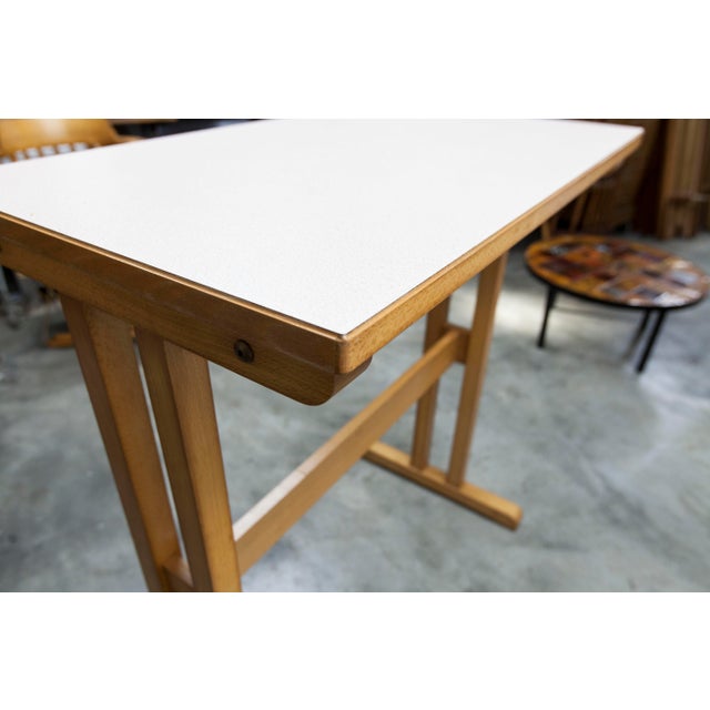 Dining Table and High Stools from Baumann, 1990, Set of 5 For Sale - Image 12 of 18