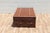 Restoration Hardware Vintage Leather Trunk Coffee Table | Campaign Style Storage Chest Cocktail Table For Sale - Image 11 of 18