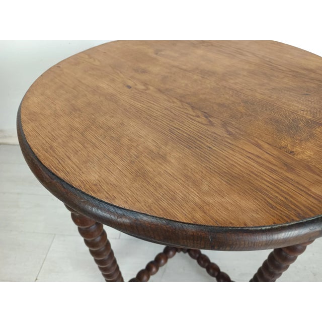 Brutalist Pedestal Table from Charles Dudouyt, 1940s For Sale - Image 13 of 14