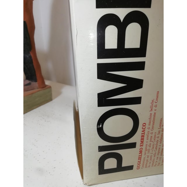 Sculpture Guglielmo Embriaco by Umberto Piombino for Il Tondo, Produced for Erg S.P.A., Italy, 1983 For Sale - Image 15 of 18