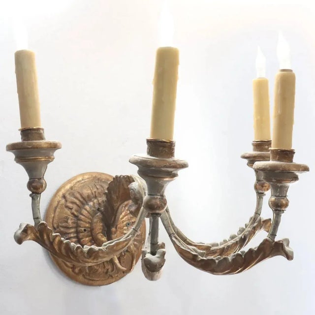 PERIOD Early 19th century DATE Circa 1820 DIMENSIONS (2) Width 18.5 Depth 17.5 Height 13 inches Backplate: Width 8 inches