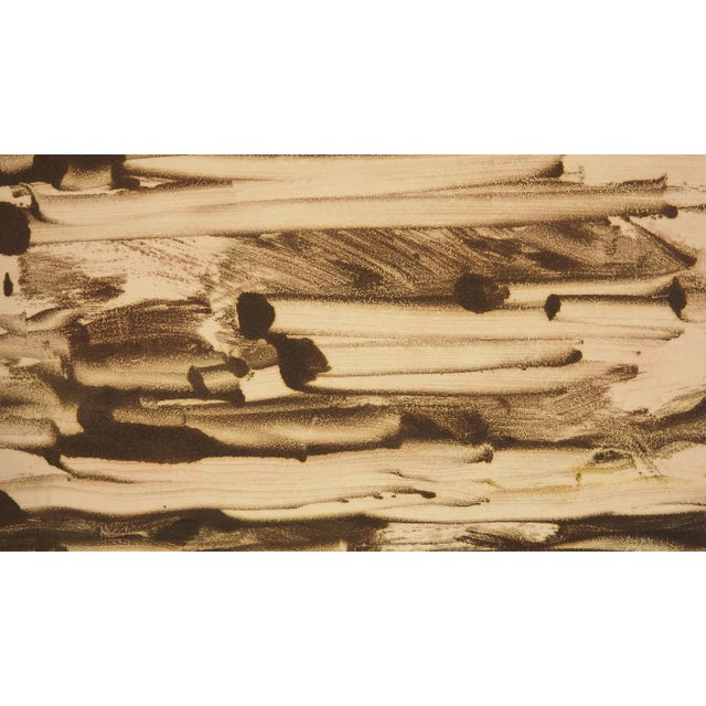 This is an original hand painted contemporary monotype on Arches paper. The process of making a monotype is one of the...