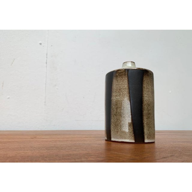 Ceramic Mid-Century Brutalist Studio Pottery Vase by Johannes Lessmann for Ceramic Workshop Margaretenhöhe, Essen, 1960s For Sale - Image 7 of 15