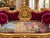 1970 French Artisan Louis XVI Gold Burgundy Sofa Set-3 Pc For Sale - Image 10 of 18