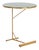 Sionne Round C Table in Hunter Green / Gold For Sale In Philadelphia - Image 6 of 8