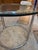 Silver Round Dining Table in Chrome and Glass, Italy, 1970s For Sale - Image 8 of 11