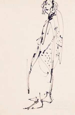 'Woman in a Kimono' by Victor Di Gesu, Carmel, California, Louvre, Academie Chaumiere, San Francisco Art Association, Los Angeles County Museum of Art