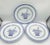 1970s Vintage Jingdezhen Rice Grain Dinner Plates 10" Set of 3 Chrysanthemum Porcelain For Sale - Image 5 of 7