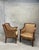 Late 20th Century Pair of Vintage Swedish Neoclassical Style Armchairs For Sale - Image 5 of 11
