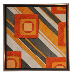 Vintage Painting in Lime, Clay, Plaster and Waxed Concrete by Véronique Lamothe