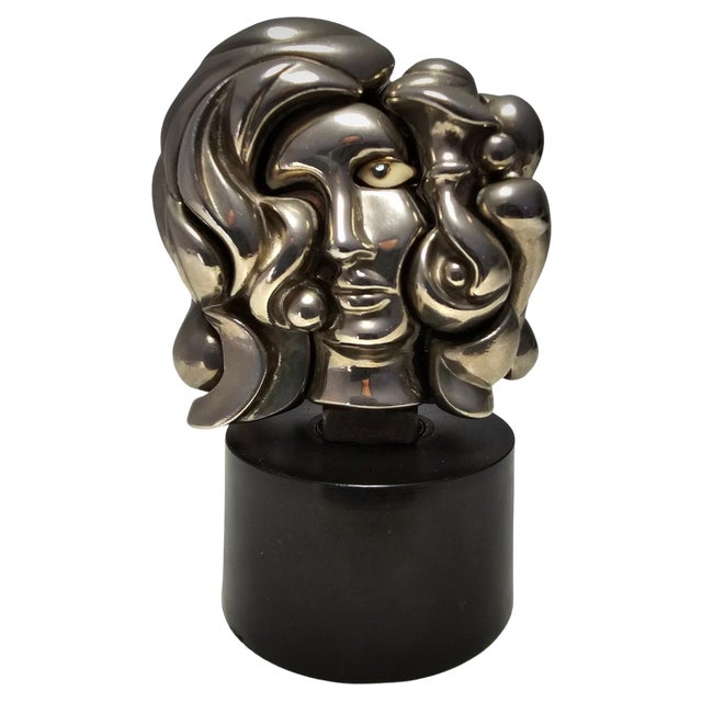 Mini Portrait of Michelle Puzzle Sculpture by Miguel Berrocal, 1960s For Sale